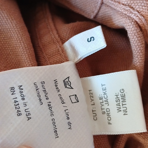 Reformation Ford Jacket Nutmeg Women's Small - Picture 6 of 7